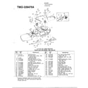 MTD 112-508R088 11.5hp 38" lawn tractor diagram