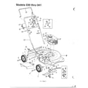 MTD 116-084A788 rotary mowers/models 030-041 diagram