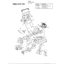 MTD 122-232R088 mower diagram