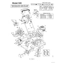 MTD 126-478N000 main frame model 528 diagram