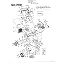 MTD 37312A 3.5hp 21" rotary mower diagram