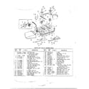 MTD 3214608 42" mowing deck diagram