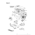MTD 13AI6746401 lawn mower/style 4 diagram