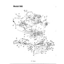 MTD 144-998-401 hydrostatic tractor diagram