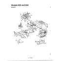 MTD 840 THRU 849 garden tractor/style 0 diagram