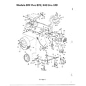 MTD 840 THRU 849 garden tractor page 3 diagram