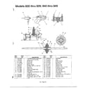 MTD 840 THRU 849 garden tractor page 3 diagram