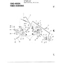 MTD 33859A 42" snow blade diagram