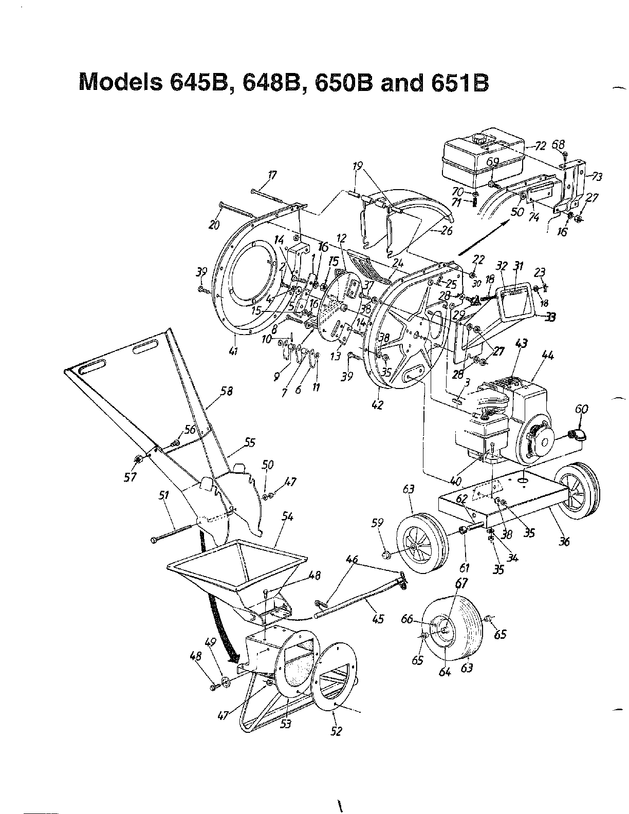 MTD 244-648B000 shredders diagram