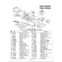 MTD 3000A 42" lawn tractors diagram