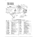 MTD 3000A 42" lawn tractors page 2 diagram