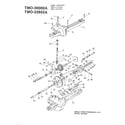 MTD 3000A single speed transaxle right hand diagram