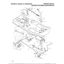 Murray 30560C mower housing suspension diagram