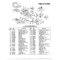 MTD 3101805 18hp 42" lawn tractor page 2 diagram