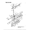 MTD 3101805 single speed transaxle - rh diagram