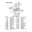 MTD 3101805 18hp 42" lawn tractor page 2 diagram