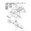 MTD 315E640F000 blower housing 26'' diagram