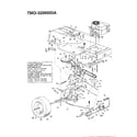 MTD 3200003A 42" lawn tractor/wheel chart page 3 diagram