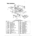 MTD 3200003A 42" lawn tractor diagram
