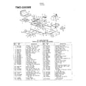 MTD 33938B 42" lawn tractor diagram