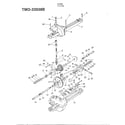 MTD 33938B single speed transaxle r h diagram