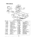 MTD 33954A 46" 18hp lawn tractor diagram