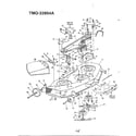 MTD 33954A 46" 18hp lawn tractor diagram