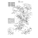 MTD 33957A 42" lawn tractors page 4 diagram
