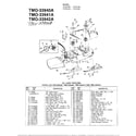 MTD 33957A 42" lawn tractors diagram