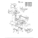 MTD 33957A 42" lawn tractor diagram