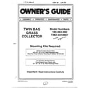 MTD 3510604 twin bag grass collector diagram