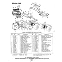 MTD 3510604 parts list for 064 grass collector diagram