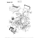 MTD 35257 snow thrower diagram