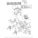 MTD 37035B 20" rotary mower diagram