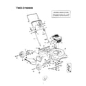 MTD 3708808 20" rotary mower page 2 diagram