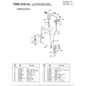 MTD 37211A 19" electric mower-handle detail diagram
