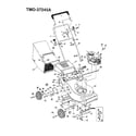MTD 37245A lawn mower diagram