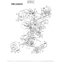MTD 37338B 14hp 38" lawn tractor page 3 diagram