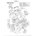 MTD 37448A 3.5 hp 21" rotary/note diagram