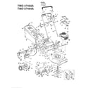MTD 37463A 21" rotary mowers diagram