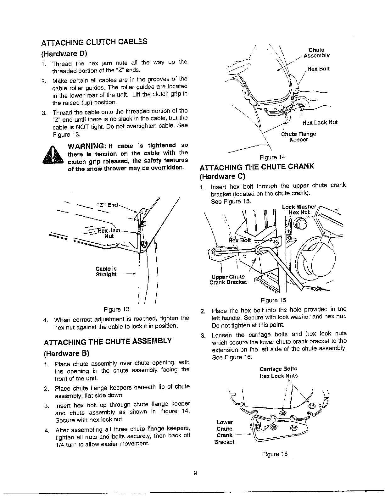 MTD 614E assembly instructions page 4 diagram