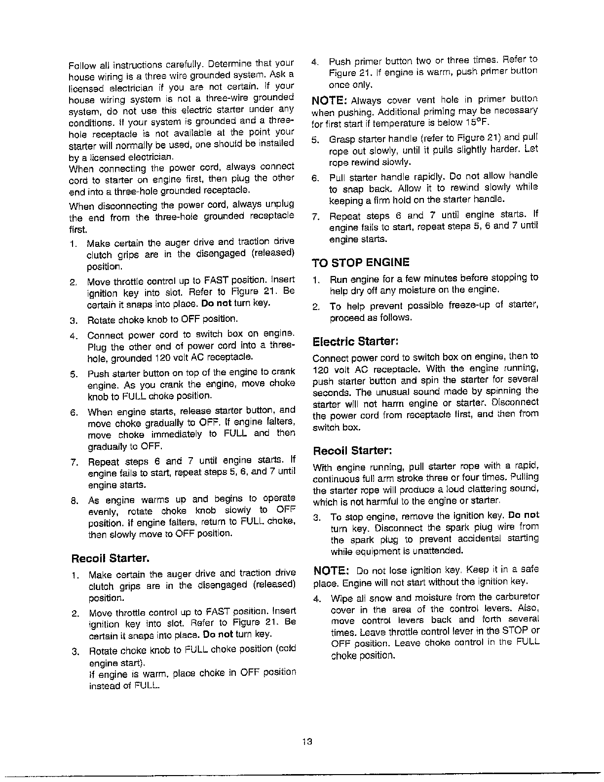 MTD 614E operation diagram