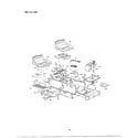 MTD 13AU694H062 seat/frame/brake/fuel tank/battery diagram