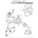 MTD AWCG5 3.5hp chipper/shredder diagram