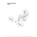 MTD E6A4E blower housing diagram