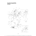 MTD E6A4E handle assembly diagram