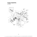 MTD E6A4E frame/wheel assembly chart diagram