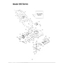 MTD SERIES 260 side discharge mowers diagram