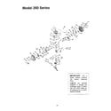 MTD SERIES 260 transmission/height adj. complete diagram