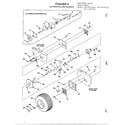 Homelite UT32016A riding-differential/gearbox diagram